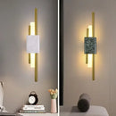 Green White Marble Wall Lamp Sconce for Living Room Bedroom by Ljojo