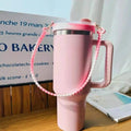 Ljojo 30/40 oz Silicone Tumbler Handle - Portable Cup Strap for Stanley Cup