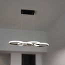 Modern Minimalist Aluminum Led Chandelier Pendant Lamp for Dining Room Bedroom Living Room by Ljojo