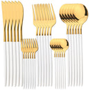 Ljojo 30 Piece Stainless Steel Flatware Cutlery Set