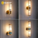 Gold Plated Crystal Wall Lamp for Bedroom and Living Room by Ljojo