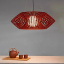 Modern Geometric Restaurant Fabric LED Pendant Lights Minimalist Industrial Chandelier by Ljojo