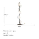 Ljojo Minimalist LED Floor Lamp for Living Room Hotel Bedroom Bedside Standing Lights