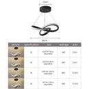 Ljojo LED Strip Pendant Light: Modern Minimalist Home Decor Fixture.