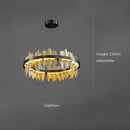 LED Pendant Light Luxury Crystal Chandelier for Master Bedroom Living Room by Ljojo