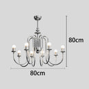 Modern LED Bubble Chandelier Pendant Light by Ljojo | Luxury Metal Fixture for Home Decor