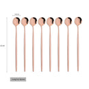 Ljojo Long Handle Stainless Steel Spoon Set