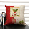 Ljojo Merry Christmas 45x45CM Cushion Cover for Home Decor