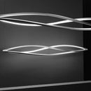 Ljojo LED Pendant Light Modern Chandelier for Nordic Dining Room Study Bar Black White Gold