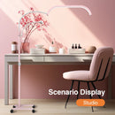 Ljojo Arch Floor Lamp with Wheel | 3-Light Mode Beauty Fill Light for Makeup and Skincare
