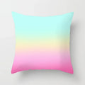 Gradient Ice Cream Color Polyester Pillow Cover by Ljojo - 45x45CM