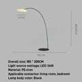 Ljojo LED Floor Lights: Modern, Creative, Minimalist Living Room, Bedroom Standing Lamps