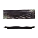 Ljojo 11 inch Ceramic Sushi Plate Saury Barbecue Sashimi Plate Square Tableware