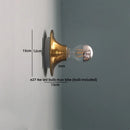Ljojo LED Wall Light Mirror White Iron Bedside Wall Lamp