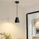 Ljojo LED Pendant Light Yellow Travertine Wood Hanging Lamp
