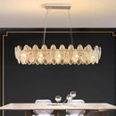 Ljojo Luxury Crystal Living Room Chandelier | Modern Dining Room Pendant Lamp Fixtures