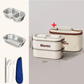 Ljojo 3-Layer Stainless Steel Lunch Box Set
