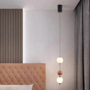 LED Pendant Light White Glass Ball Hanging Lamp 4000K for Dining Room Kitchen by Ljojo