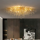Ljojo Luxury Crystal Ceiling Chandelier for Modern Living Room Hall Stairs