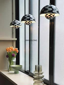 Black Danish Flower Bud Pendant Lamp High-end Sensory Room Decor LED - Ljojo
