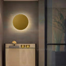 Modern Round Wall Lamp LED Eclipse Light for Bedroom Living Room Hallway Sconce by Ljojo