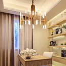 Ljojo Modern Golden Pendant Light Chandelier for Elegant Nordic Living Room Decor