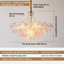 Crystal Snow Petals Chandelier | Modern Luxury Living Room Lighting by Ljojo