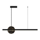 Ljojo Marble Chandelier: Italian Designer Dining Table Hanging Lamp for Modern Minimalist Bar Lighting
