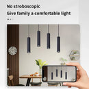 Ljojo LED Tube Pendant Chandelier for Modern Luxury Living Room & Kitchen