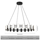 Ljojo Modern LED Pendant Light Fixture for Dining Room | Contemporary Indoor Hanging Lamp