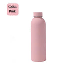Ljojo 500ml Stainless Steel Vacuum Insulated Thermos Cup - Hot & Cold Sports Travel Mug