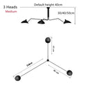 Nordic Designer Spider Pendant Light LED Chandelier for Living Room by Ljojo