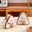 Ljojo Mini Capybara Thermal Lunch Bag: Portable, Insulated, Reusable Cooler