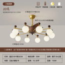 French Linen Chandelier for Dining Room Study Bedroom | Adjustable Wabi Sabi Pendant Light by Ljojo