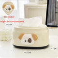 Ljojo Luxury Tissue Box Holder for Table - Home Decor & Makeup Storage