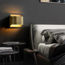Ljojo Minimalist Copper Wall Lamps for Bedroom and Living Room Lighting