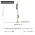 Ljojo Luxury Glass Floor Lamp for Elegant Living Space