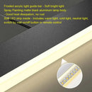 Ljojo Black Aluminum Hanging Lamp Modern LED Square Pendant Light for Home Loft Decor