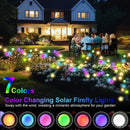 Ljojo Outdoor LED Solar Starburst Firefly Lights - Waterproof Garden Decorative Lamp