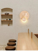 Ljojo Milk Oil Wind Bedhead Wall Light - Nordic Japanese Wabi Sabi Style