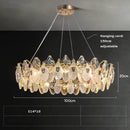 Italian Postmodern Glass Pendant Light Fixture by Ljojo - Elegant Feather Design for Luxurious Living Spaces