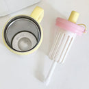 Ljojo 1000ML Insulated Stainless Steel Water Cup with Handle and Straw