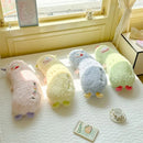 Ljojo Little Monster Long Pillow for Side Sleeping, Girl Sleeping Legs Pillow
