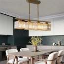 Nordic Modern Luxury Crystal Chandelier Three-Head Hanging Light Fixture for Living Room by Ljojo