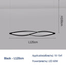 Ljojo LED Pendant Light Modern Chandelier for Nordic Dining Room Study Bar Black White Gold