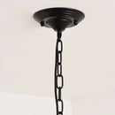Industrial Wrought Iron Chandelier for Kitchen Loft | Rustic Pendant Lighting by Ljojo
