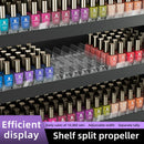 Ljojo™ Supermarket Shelf Pusher Propeller Display Rack for Lipsticks, Nail Polish, and Perfume