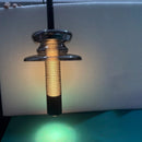 Gray Glass Pendant Light Dimmable Wire Length-Adjustable for Bedroom and Kitchen by Ljojo