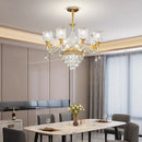 Ljojo Luxury Crystal Chandelier Pendant Light for Living & Dining Room