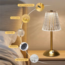 Ljojo LED Touch Sensor Table Lamp - Dimmable, Rechargeable Night Light